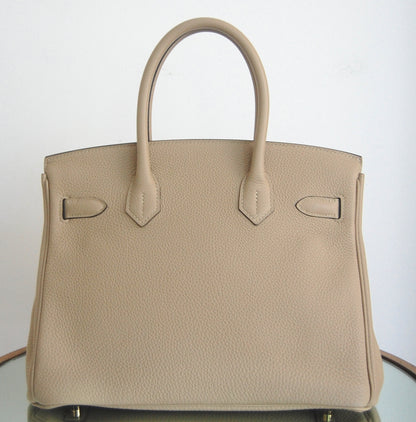 Hermes Birkin 30 Trench Togo Leather Gold Hardware