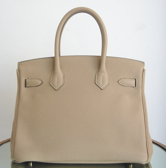Hermes Birkin 30 Trench Togo Leather Gold Hardware