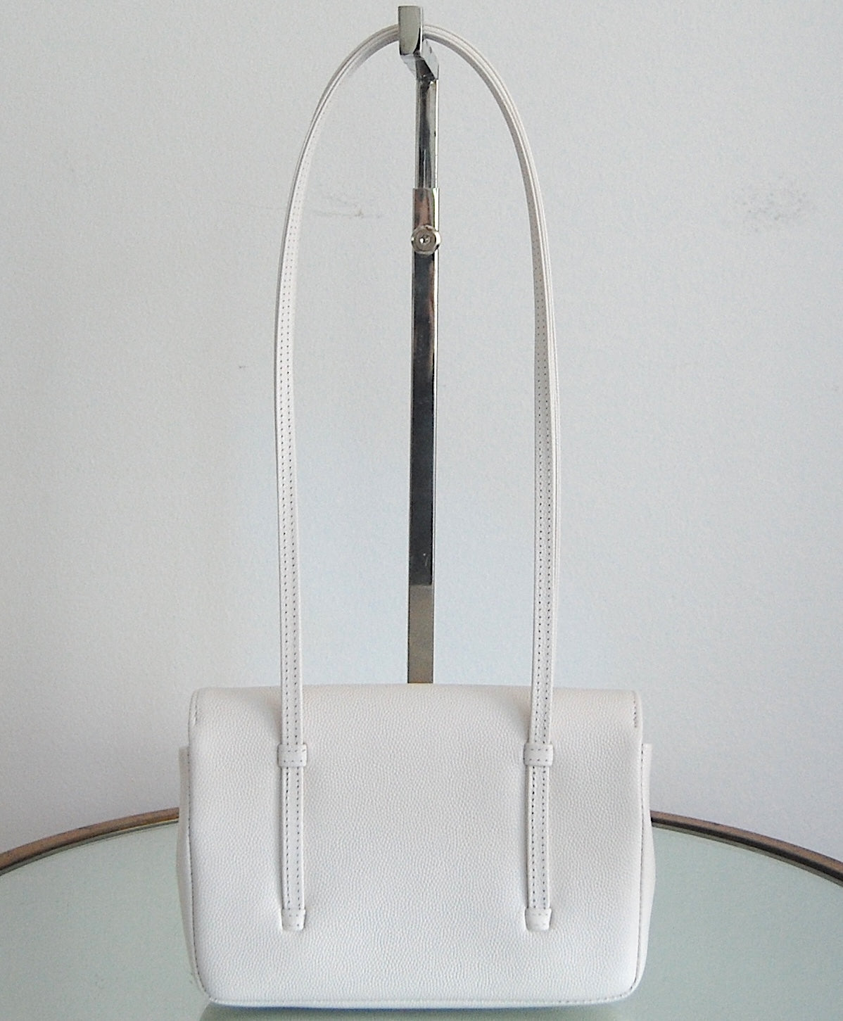 Chanel White Coco Preppy Mini Flap Gold Hardware